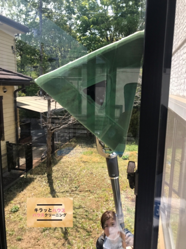 ■2019/04/24 鎌倉市 吹抜け窓 高い窓のお掃除なら
