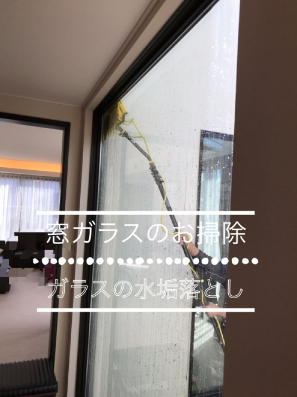 ■2019/02/04 横浜市 窓ガラスのお掃除 水垢取り