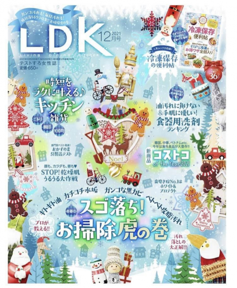 人気雑誌 LDK12月号にキラッとハウス掲載